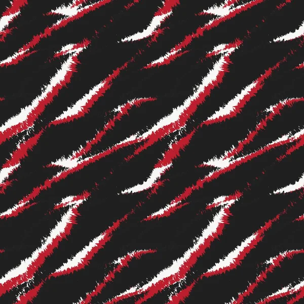 Червоні Абстрактні Штрихи Пензля Дизайн Візерунка Модного Текстилю Графіки Ремесел — стоковий вектор