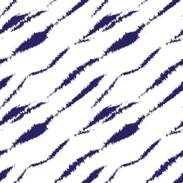 Blue Abstract Brush Strokes Mönsterdesign För Modetextilier Grafik Och Hantverk — Stock vektor
