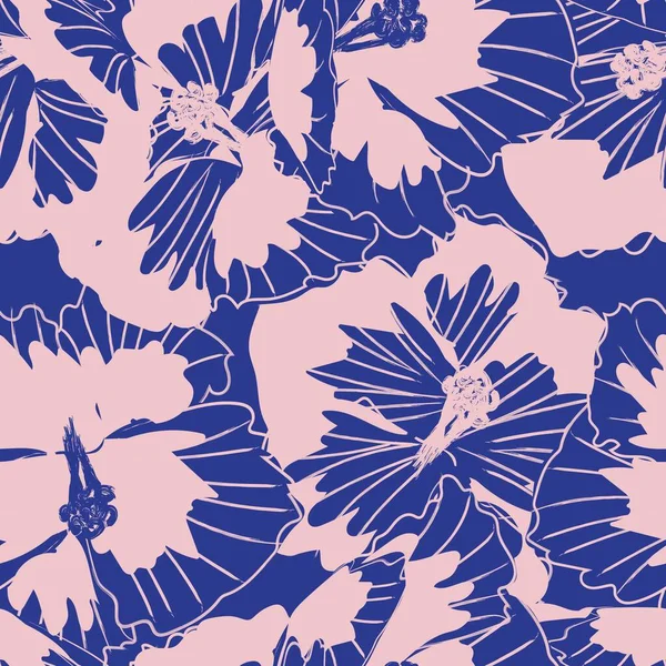 Pastell Abstraktes Florales Nahtloses Muster Design Für Modetextilien Grafiken Hintergründe — Stockvektor