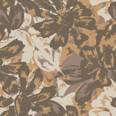 Tarafsız Renk Özeti: Moda tekstil, grafik, arka plan ve el sanatları için kusursuz desen tasarımı