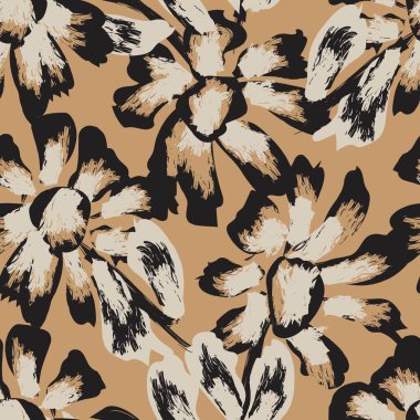 Tarafsız Renk Özeti: Moda tekstil, grafik, arka plan ve el sanatları için kusursuz desen tasarımı