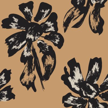 Tarafsız Renk Özeti: Moda tekstil, grafik, arka plan ve el sanatları için kusursuz desen tasarımı