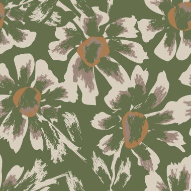 Tarafsız Renk Özeti: Moda tekstil, grafik, arka plan ve el sanatları için kusursuz desen tasarımı