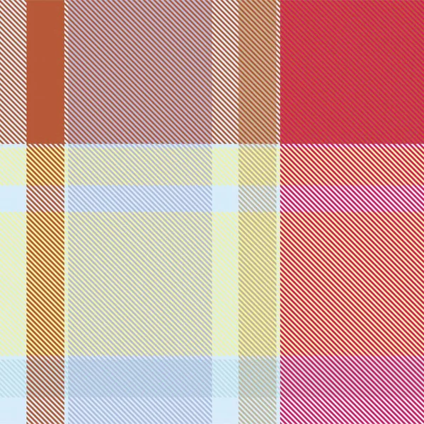 Rainbow Plaid Checkered Tartan Seamless Pattern Suitable Fashion Textiles Graphics — Stock Vector
