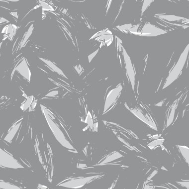 Moda tekstil, grafik, arkaplan ve el sanatları için tek renkli çiçek desensiz desen tasarımı