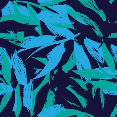 Moda tekstil, grafik ve el sanatları için Yeşil Tropikal Yaprak kusursuz desen tasarımı