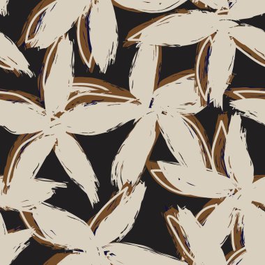 Tarafsız Renk Özeti: Moda tekstil, grafik, arka plan ve el sanatları için kusursuz desen tasarımı