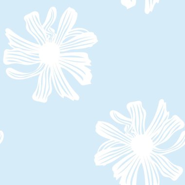 Pastels Botanik Çiçek desensiz moda tekstil, grafik, arka plan ve el sanatları tasarımı