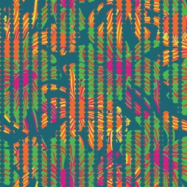 Moda tekstil ve grafikleri için yeşil desensiz desen tasarımı