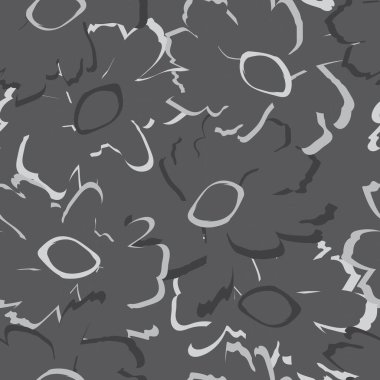 Moda tekstil, grafik, arka plan ve el sanatları için tek renkli çiçeksiz desen tasarımı