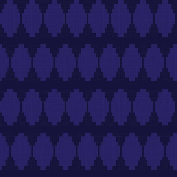 Diseño Patrón Sin Costura Isla Justa Argyle Azul Para Prendas — Vector de stock
