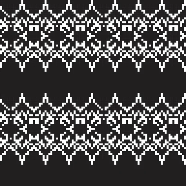 Moda tekstili, örgü ve grafikler için tek renkli Kar Tanesi adil ada desenli tasarım