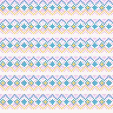 Pastels Argyle fuar adası örgü, moda tekstili, grafikler için kusursuz desen tasarımı