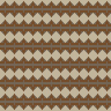 Tarafsız Renk Argyle adası örgü, moda tekstili, grafikler için kusursuz desen tasarımı