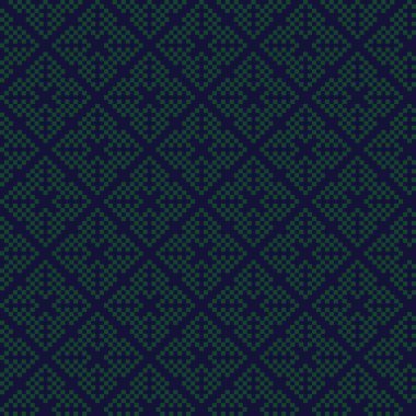 Moda tekstil, örgü ve grafikleri için Yeşil Kar Tanesi adası desenli tasarım