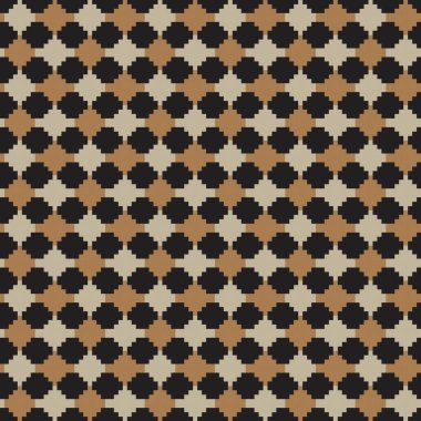 Tarafsız Renk Argyle adası örgü, moda tekstili, grafikler için kusursuz desen tasarımı