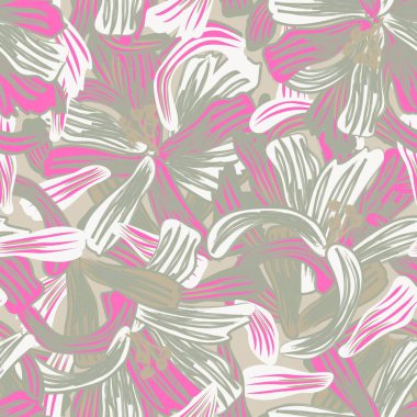 Tarafsız Renk Özeti: Moda tekstil, grafik, arka plan ve el sanatları için kusursuz desen tasarımı