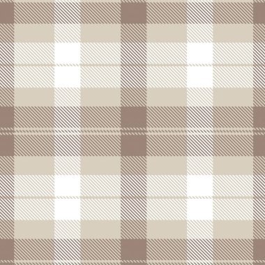 Tarafsız Renk Klasik Ekoseli Moda tekstil ve grafikleri için kusursuz desen