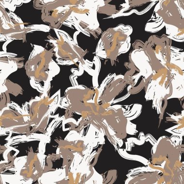 Tarafsız Renk Özeti: Moda tekstil, grafik, arka plan ve el sanatları için kusursuz desen tasarımı