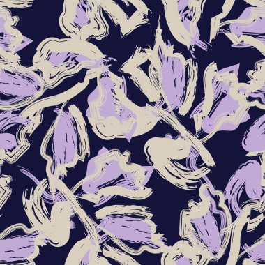 Moda tekstil, grafik ve el sanatları için renkli Tropikal Yapraksız desen tasarımı