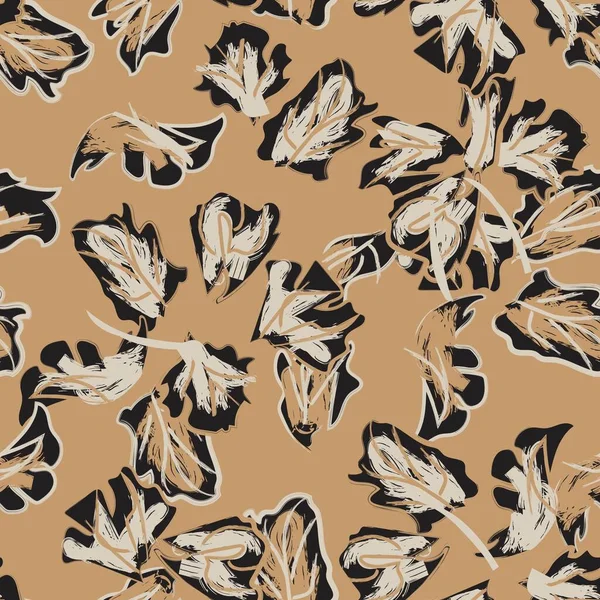 Tarafsız Renk Özeti: Moda tekstil, grafik, arka plan ve el sanatları için kusursuz desen tasarımı