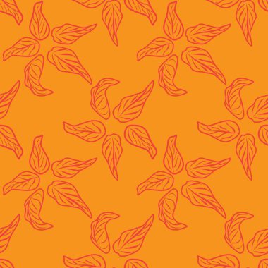 Moda tekstil, grafik ve el sanatları için renkli Tropikal Yapraksız desen tasarımı