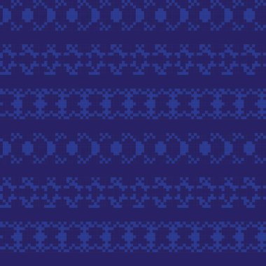 Mavi Argyle adası örgü, moda tekstili, grafikler için pürüzsüz desen tasarımı