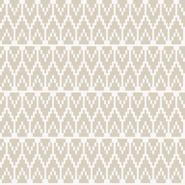 Tarafsız Renk Argyle adası örgü, moda tekstili, grafikler için kusursuz desen tasarımı