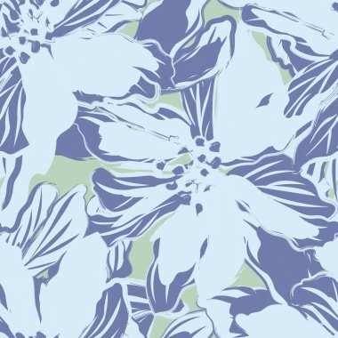Moda tekstil, grafik, arka plan ve el sanatları için Pastel Soyut Çiçeksiz desen tasarımı