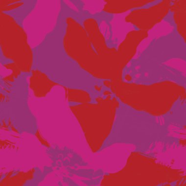 Moda tekstil, grafik, arka plan ve el sanatları için Kırmızı Soyut Çiçeksiz desenli tasarım