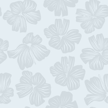 Pastels Botanik Çiçek desensiz moda tekstil, grafik, arka plan ve el sanatları tasarımı