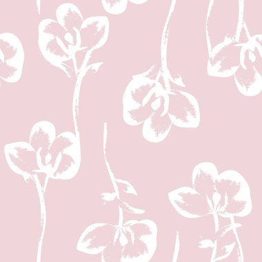 Moda tekstil, grafik, arka plan ve el sanatları için Pastel Soyut Çiçeksiz desen tasarımı