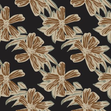 Tarafsız Renk Özeti: Moda tekstil, grafik, arka plan ve el sanatları için kusursuz desen tasarımı