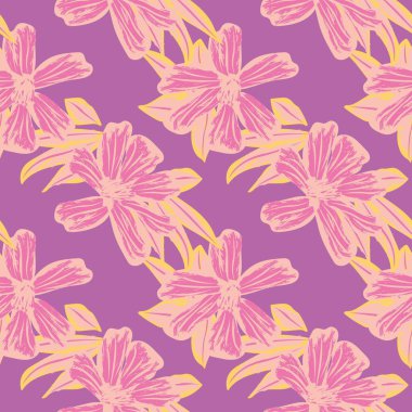 Moda tekstil, grafik, arka plan ve el sanatları için renkli Soyut Çiçeksiz desenli tasarım