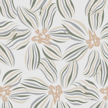 Tarafsız Renk Özeti: Moda tekstil, grafik, arka plan ve el sanatları için kusursuz desen tasarımı