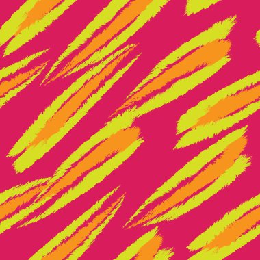 Moda tekstil, grafik ve el sanatları için renkli Soyut Fırça darbeleri desen tasarımı