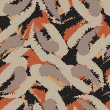 Tarafsız Renk Soyut Fırça darbeleri moda tekstil, grafik ve el sanatları için desen tasarımı