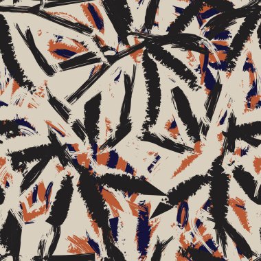 Tarafsız Renkli Yapraksız Yapraksız Desen - Tarafsız Renkli Yaprak Moda Tekstil, Grafik ve El Sanatları İçin Kusursuz Desenli