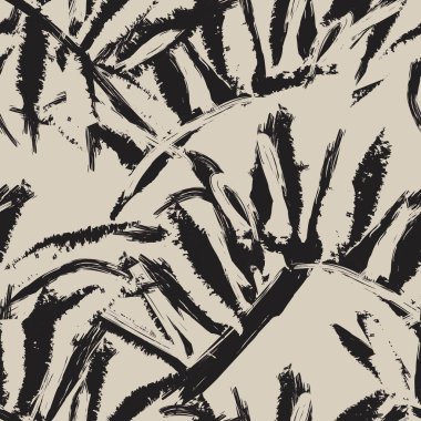 Tarafsız Renkli Yapraksız Yapraksız Desen - Tarafsız Renkli Yaprak Moda Tekstil, Grafik ve El Sanatları İçin Kusursuz Desenli