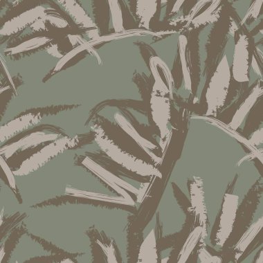 Tarafsız Renkli Yapraksız Yapraksız Desen - Tarafsız Renkli Yaprak Moda Tekstil, Grafik ve El Sanatları İçin Kusursuz Desenli