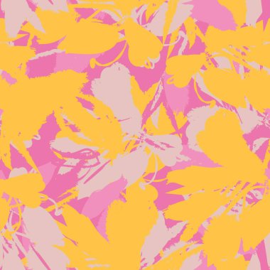 Moda tekstil, grafik, arka plan ve el sanatları için renkli Soyut Çiçeksiz desenli tasarım