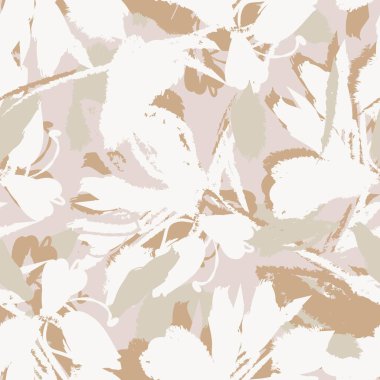 Tarafsız Renk Özeti: Moda tekstil, grafik, arka plan ve el sanatları için kusursuz desen tasarımı