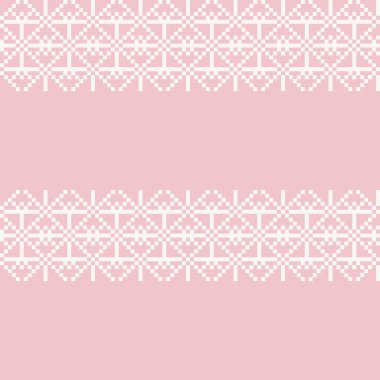 Moda tekstil, örgü ve grafikleri için Pastel Noel festivali desenli tasarım