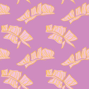 Moda tekstil, grafik ve el sanatları için renkli Tropikal Yapraksız desen tasarımı