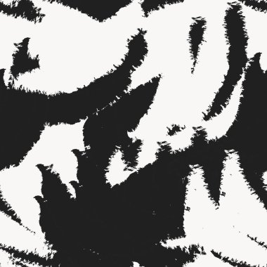 Moda tekstil, grafik ve el sanatları için tek renkli fırça darbeleri desen tasarımı