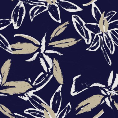 Tarafsız Renk Özeti: Moda tekstil, grafik, arka plan ve el sanatları için kusursuz desen tasarımı