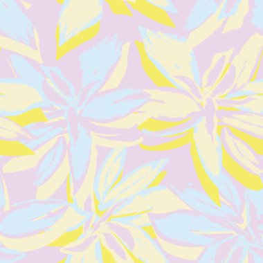 Moda tekstil, grafik, arka plan ve el sanatları için Pastel Soyut Çiçeksiz desen tasarımı