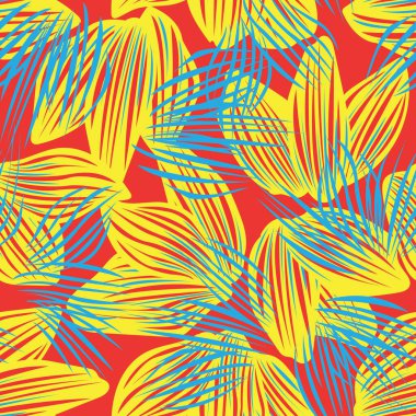 Moda tekstil, grafik, arka plan ve el sanatları için Kırmızı Soyut Çiçeksiz desenli tasarım