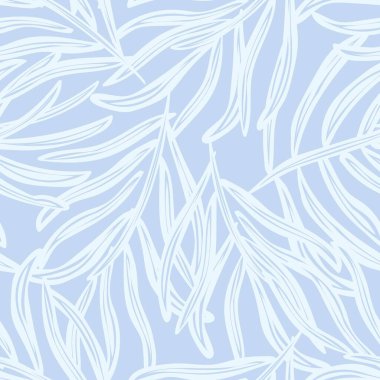 Pastels Tropikal Yaprak desen tasarımı moda tekstil, grafik ve el sanatları için