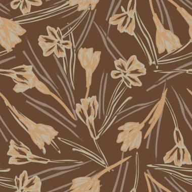 Tarafsız Renk Özeti: Moda tekstil, grafik, arka plan ve el sanatları için kusursuz desen tasarımı